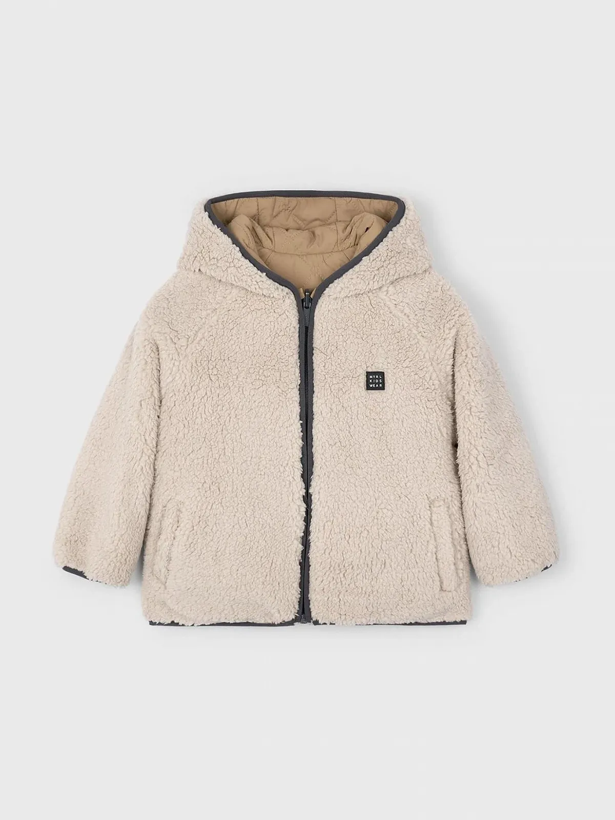 Куртка Mayoral двостороння для хлопчиків Карамель, фото №3 Куртка Mayoral двостороння для хлопчиків Карамель, фото №3