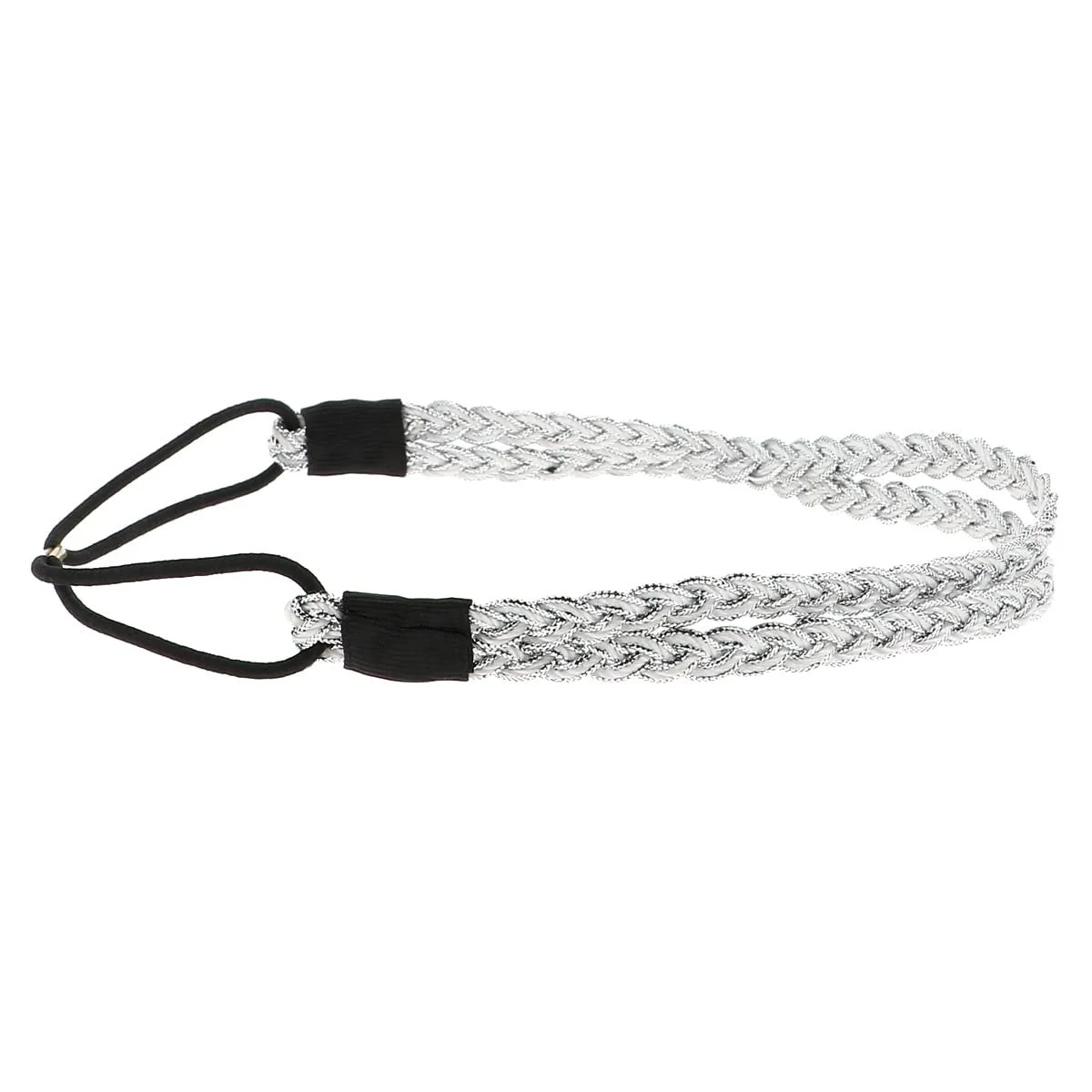 Пов'язка на голову Срібляста Блискуча Жіноча, фото №2