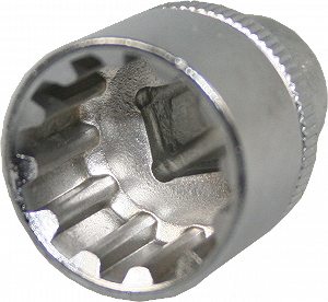 Головка торцева SW-STAHL 05440L-4, 1/4", мультипрофіль, 4 мм - Фото 1