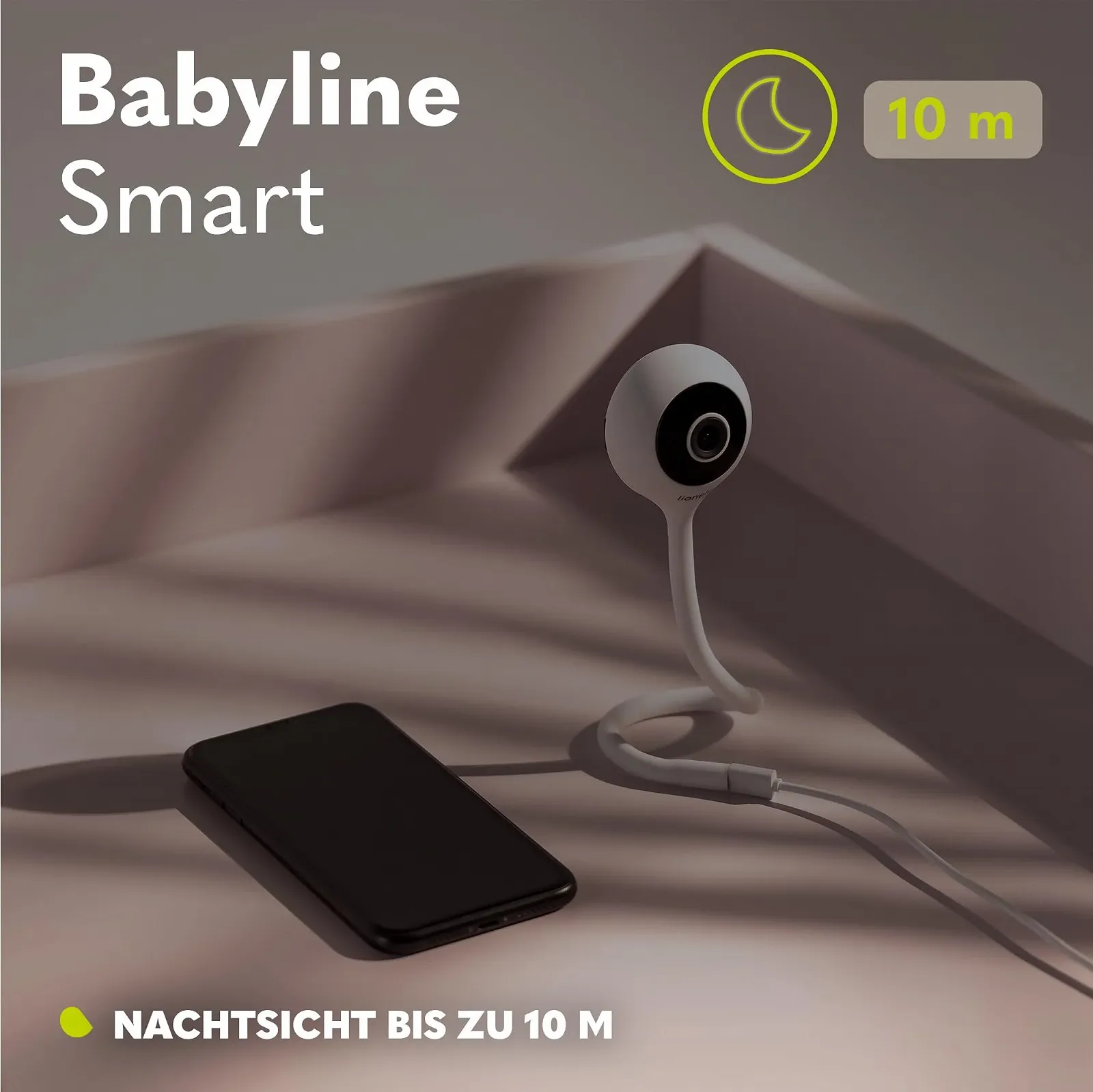 Видеоняня Lionelo Care Babyline Smart Wi-Fi Mobile App, фото №5 Видеоняня Lionelo Care Babyline Smart Wi-Fi Mobile App, фото №5