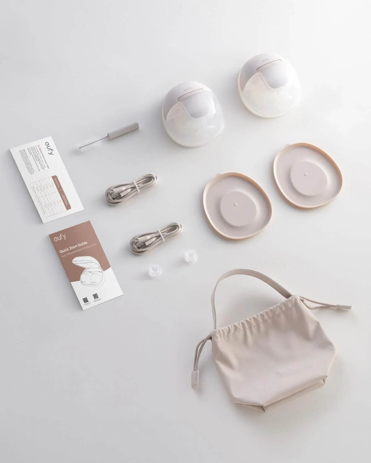 Молоковідсмоктувач Eufy Security Portable Breast Pump E10 Електричний з керуванням через додаток Регульований Smart Rhythm 17-24 мм, фото №6 Молоковідсмоктувач Eufy Security Portable Breast Pump E10 Електричний з керуванням через додаток Регульований Smart Rhythm 17-24 мм, фото №6