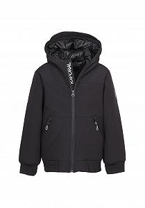 Куртка с капюшоном для мальчиков KAPORAL Moyer Regular, длинный рукав, черный - Фото 1