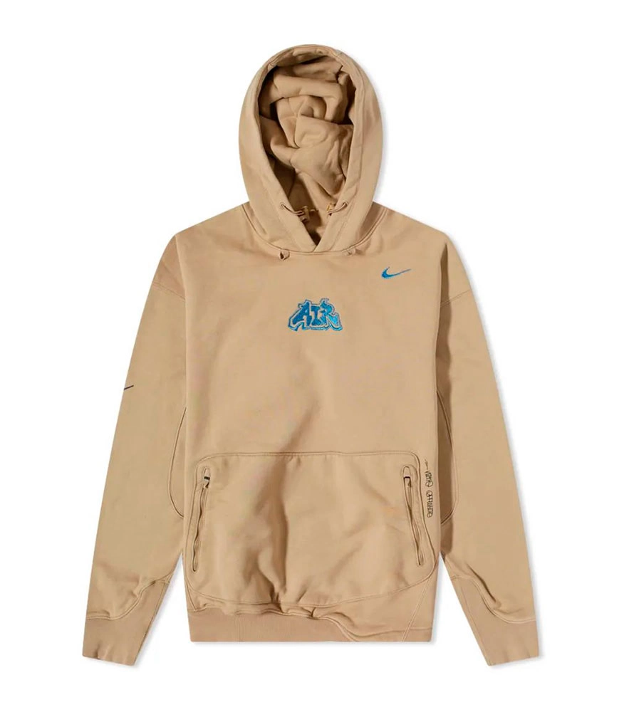 Худі Nike Off-White Cl Fleece Hoody Khaki L, фото №1
