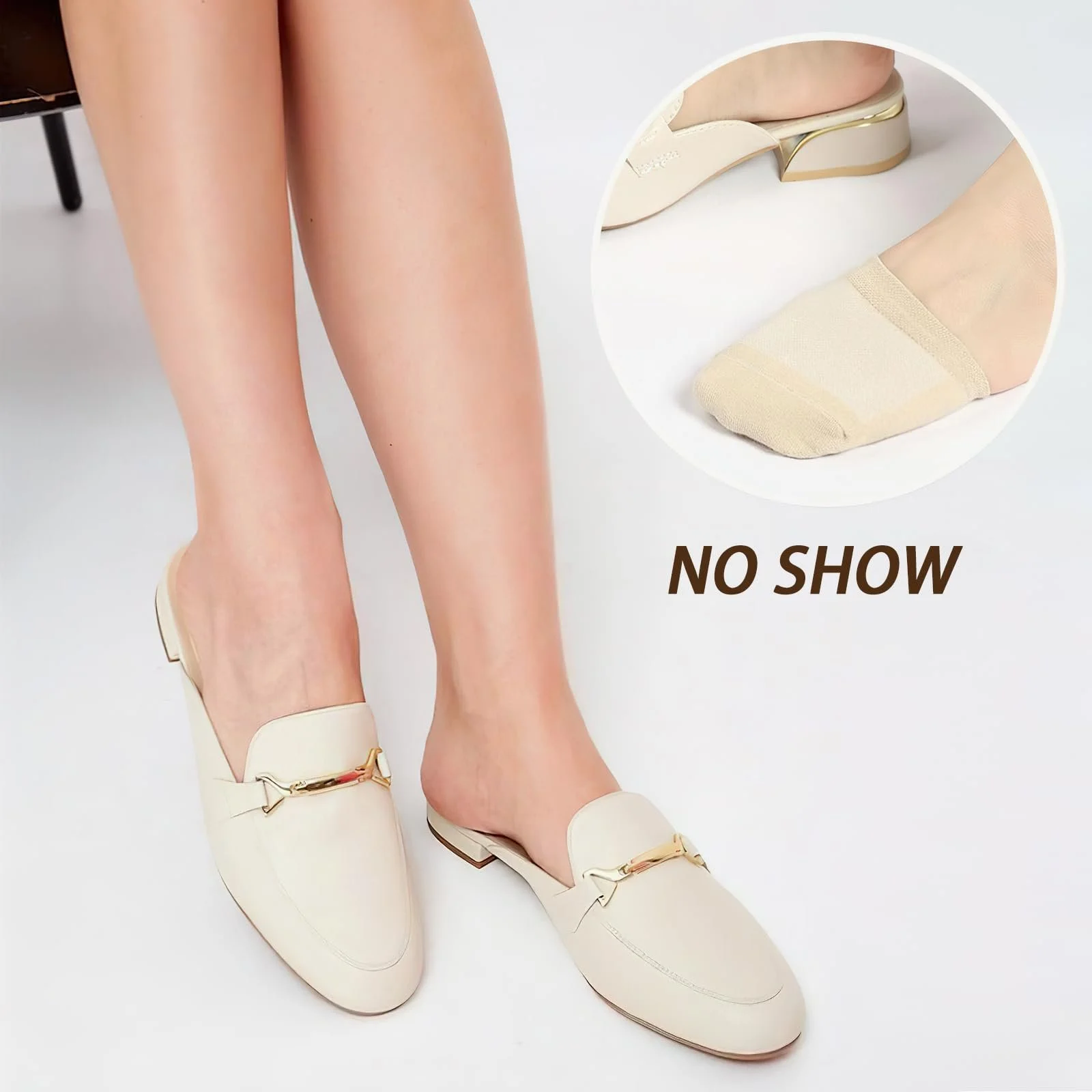 Шкарпетки для пальців ніг Бавовняні шкарпетки для передньої частини стопи (6 пар), фото №2