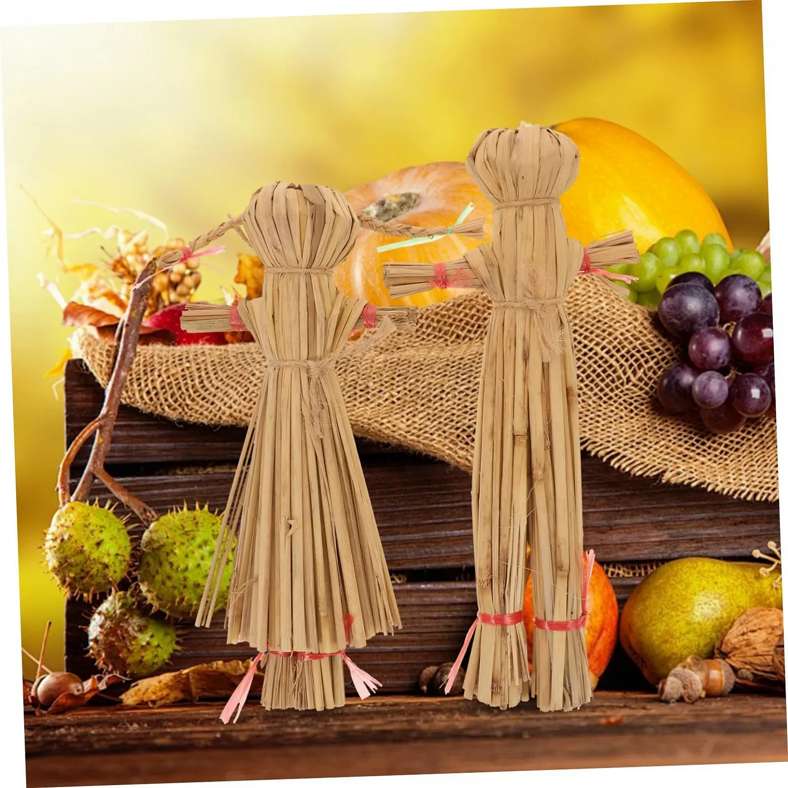 Чучело Angoily, набор 2 шт., страшный человечек, украшение, кукла из соломы ручной работы, фото №7 Чучело Angoily, набор 2 шт., страшный человечек, украшение, кукла из соломы ручной работы, фото №7