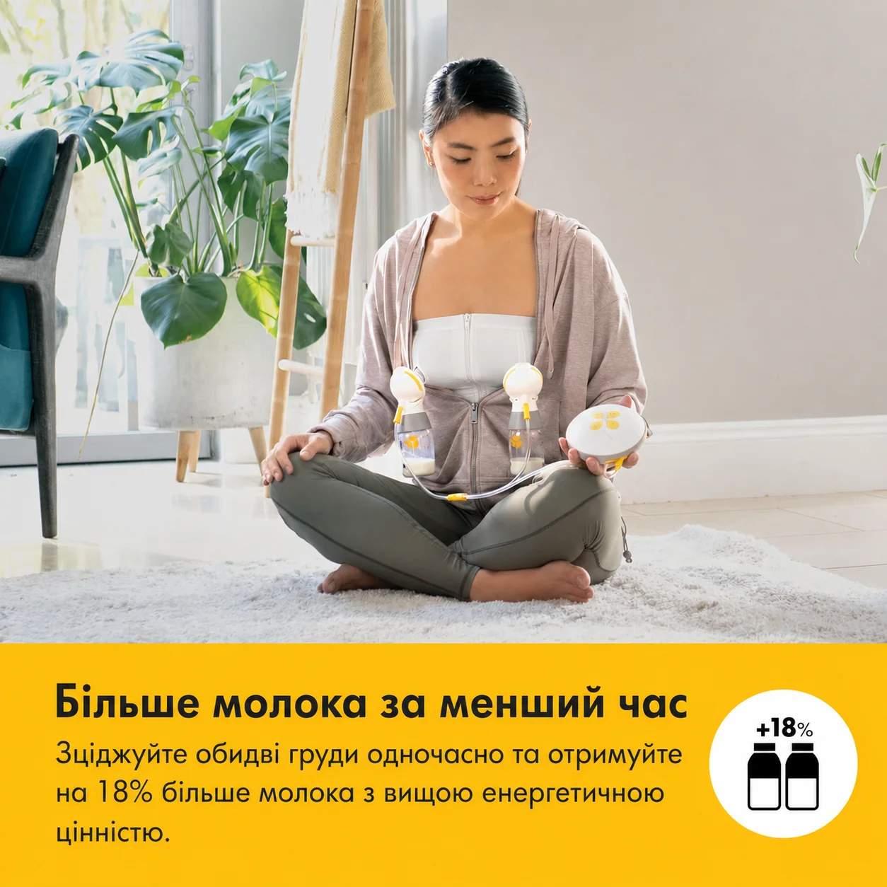 Електричний молоковідсмоктувач Medela Swing Maxi Double / З накладками для грудей PersonalFit Flex / Технологія 2-фазного зціджування Medela / Білий, фото №4 Електричний молоковідсмоктувач Medela Swing Maxi Double / З накладками для грудей PersonalFit Flex / Технологія 2-фазного зціджування Medela / Білий, фото №4