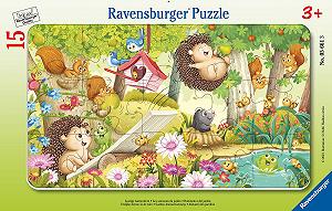 Купить Детский рамочный пазл Ravensburger 05661 Веселые садовые животные 15 деталей - Фото 1 Детский рамочный пазл Ravensburger 05661 Веселые садовые животные 15 деталей - Фото 1