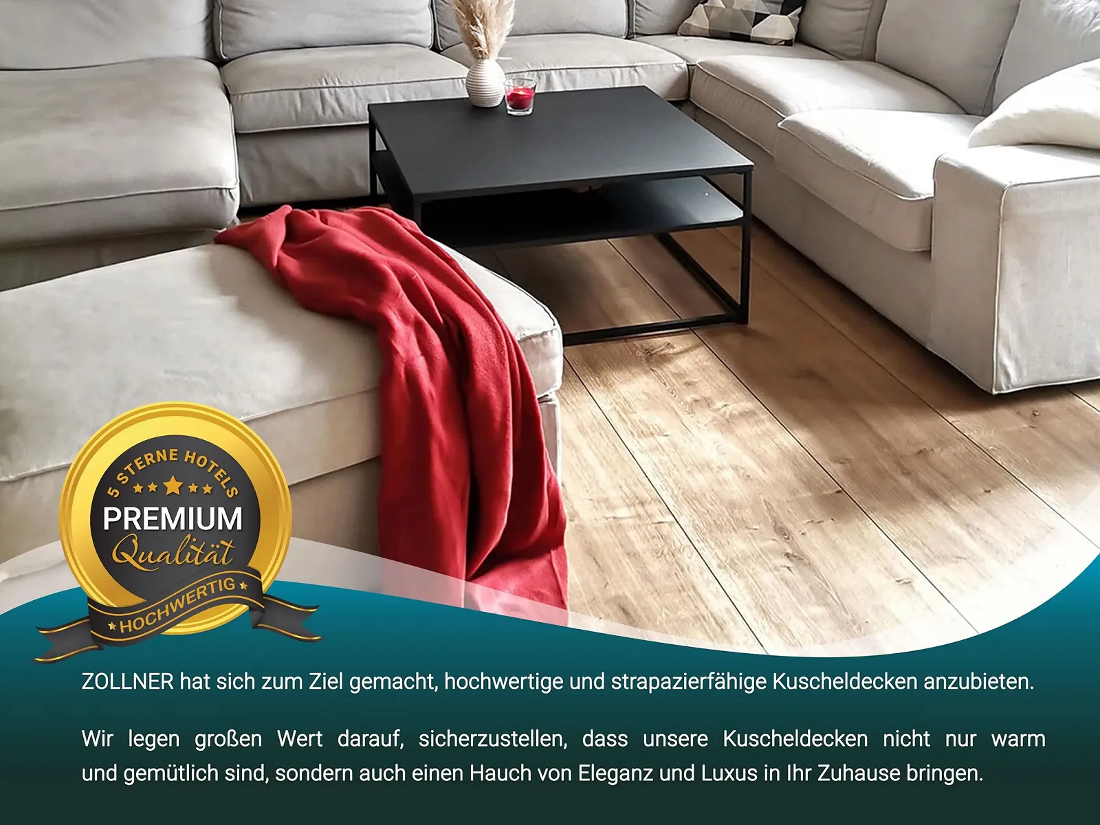 Одеяло ZOLLNER Мягкое 130 x 170 см Флисовое Красное, фото №6