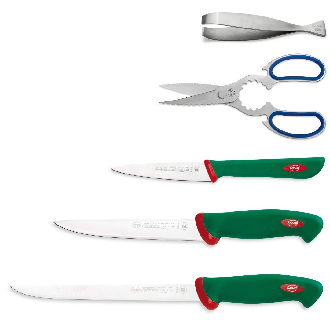 Набор ножей для рыбы Sanelli Premana Professional из нержавеющей стали, фото №6