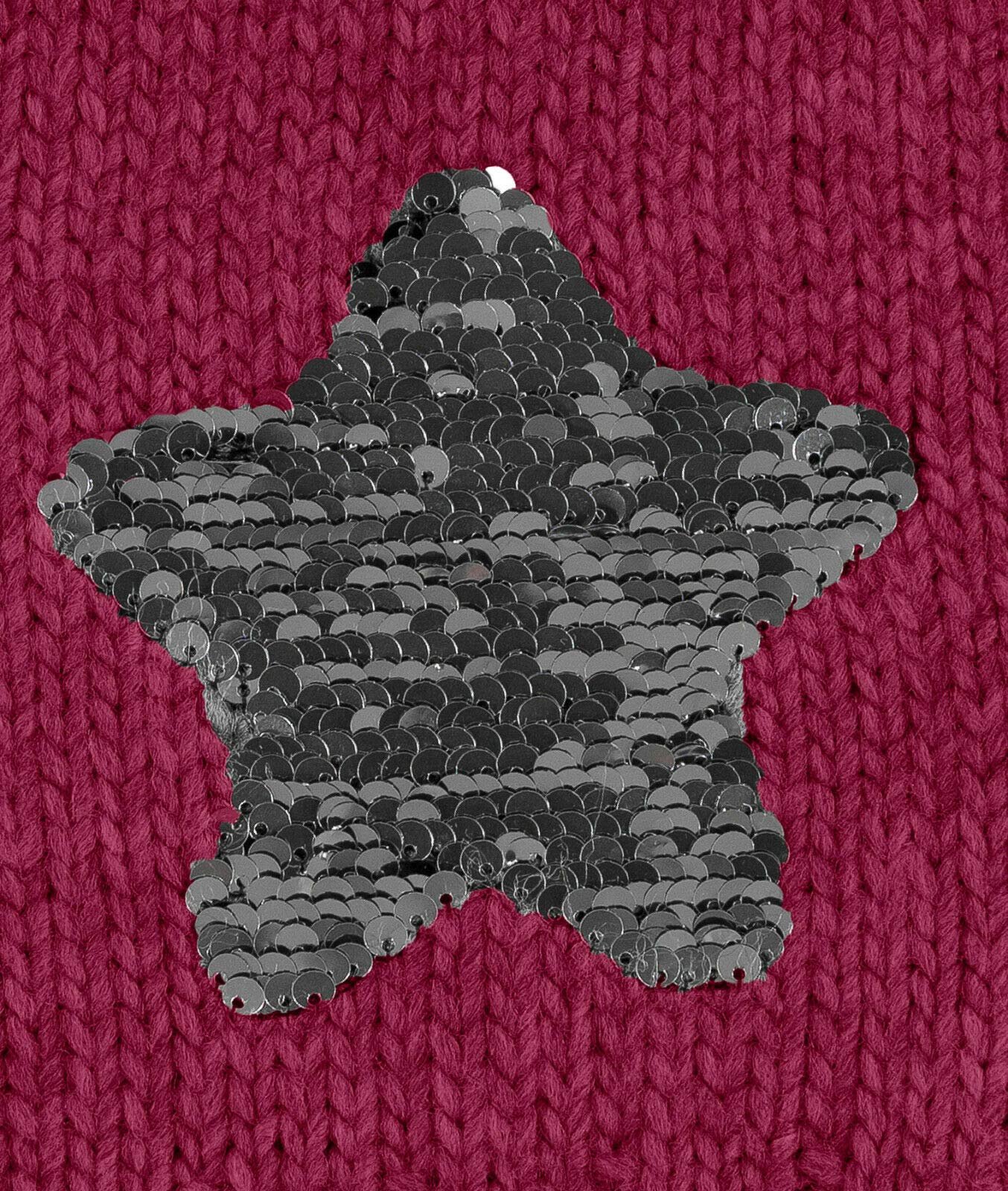 Шапка вязаная Döll Poodle с двухсторонними пайетками, фото №2