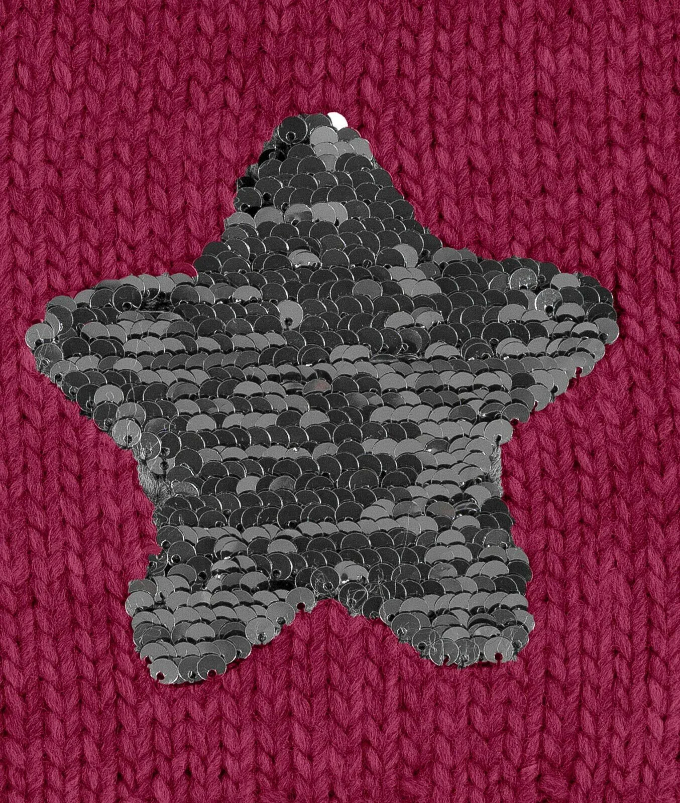 Шапка вязаная Döll Poodle с двухсторонними пайетками, фото №2