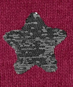 Шапка вязаная Döll Poodle с двухсторонними пайетками synthetic.ua - Фото 1