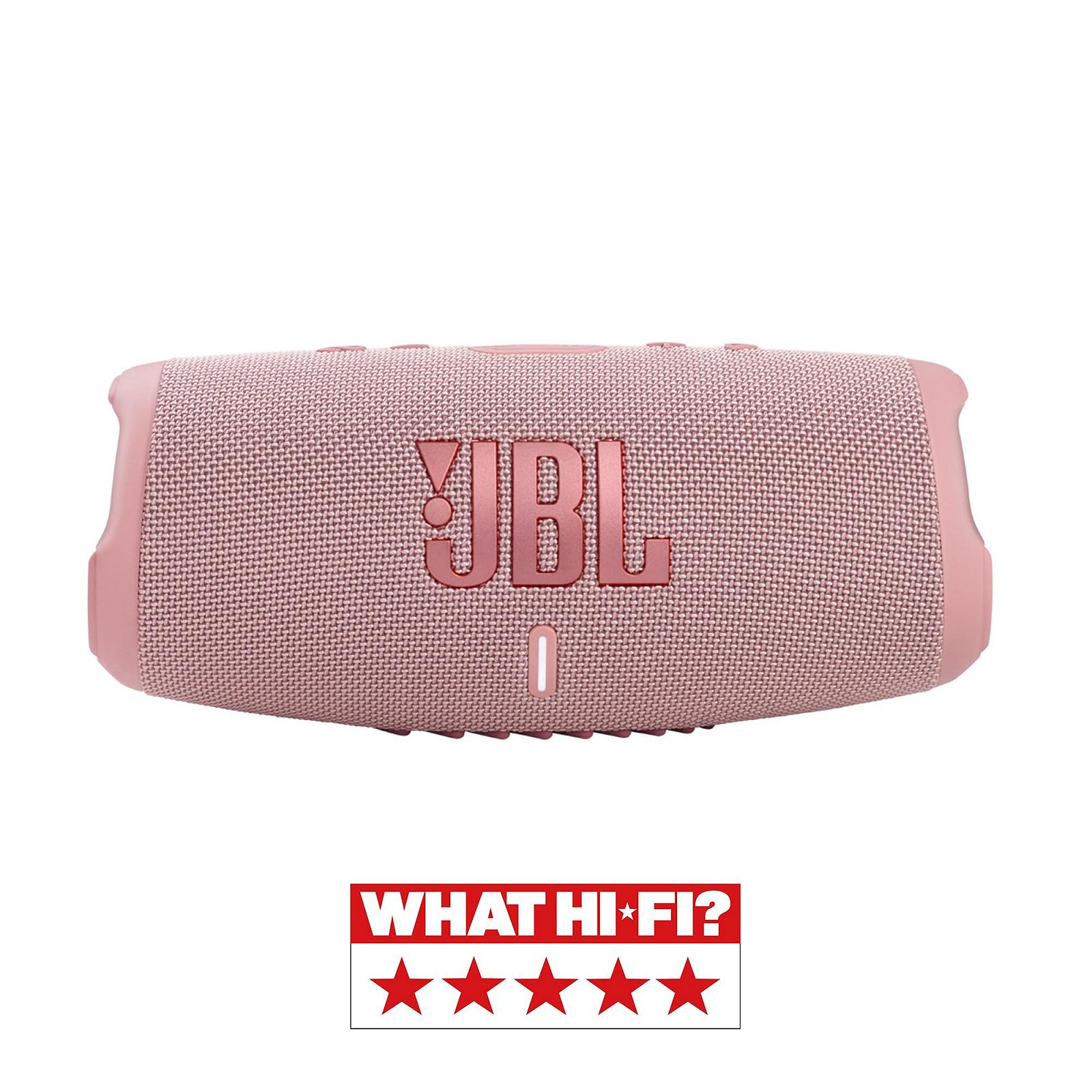 Портативна колонка JBL Charge 5 Bluetooth Водонепроникний Портативний Бумбокс з Вбудованим Павербанком Рожевий, фото №2