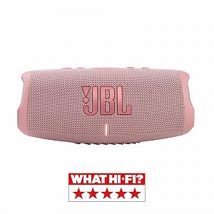 Портативна колонка JBL Charge 5 Bluetooth Водонепроникний Портативний Бумбокс з Вбудованим Павербанком Рожевий synthetic.ua - Фото 1