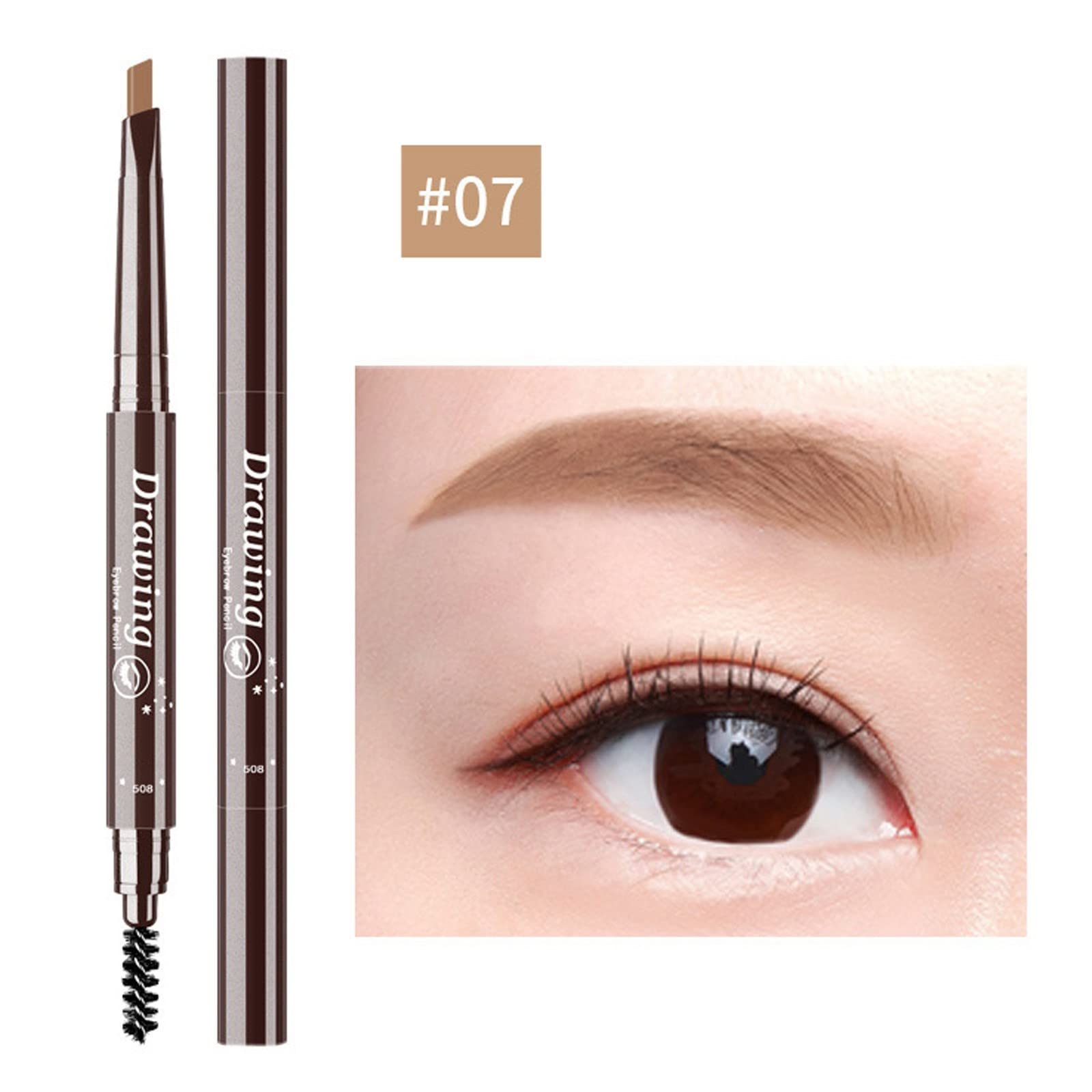 Олівець для брів Triangle Headed Wax Eyebrow Pencil Natural Color G, фото №3