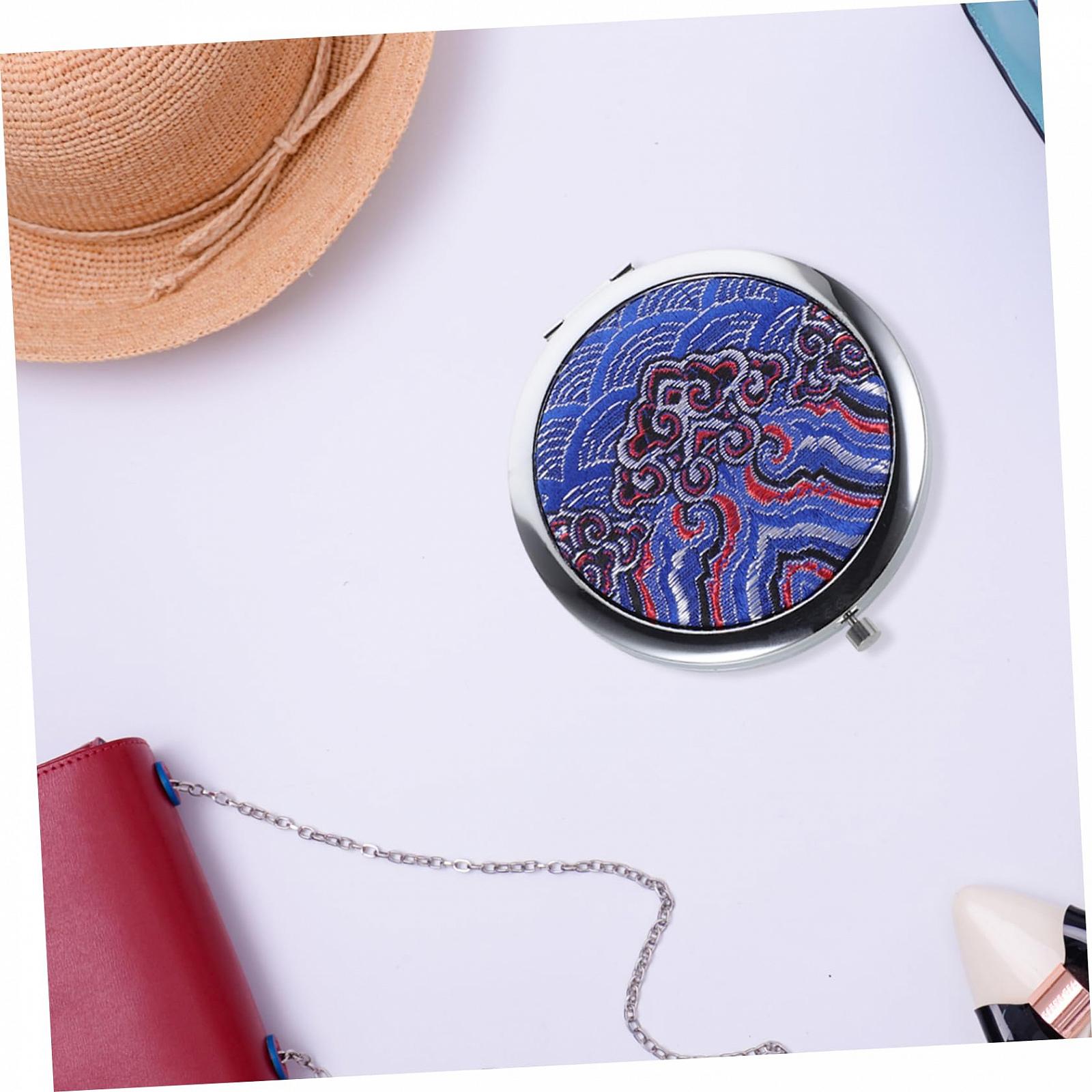 Зеркало Angoily 2 STK Круг Компакт-флип кошелек Металл, фото №4 Зеркало Angoily 2 STK Круг Компакт-флип кошелек Металл, фото №4