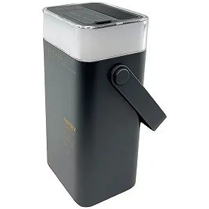 Повербанк з RGB 40000 мАг 22.5W Remax RPP-596, швидка зарядка, PD+QC, Сірий synthetic.ua - Фото 1