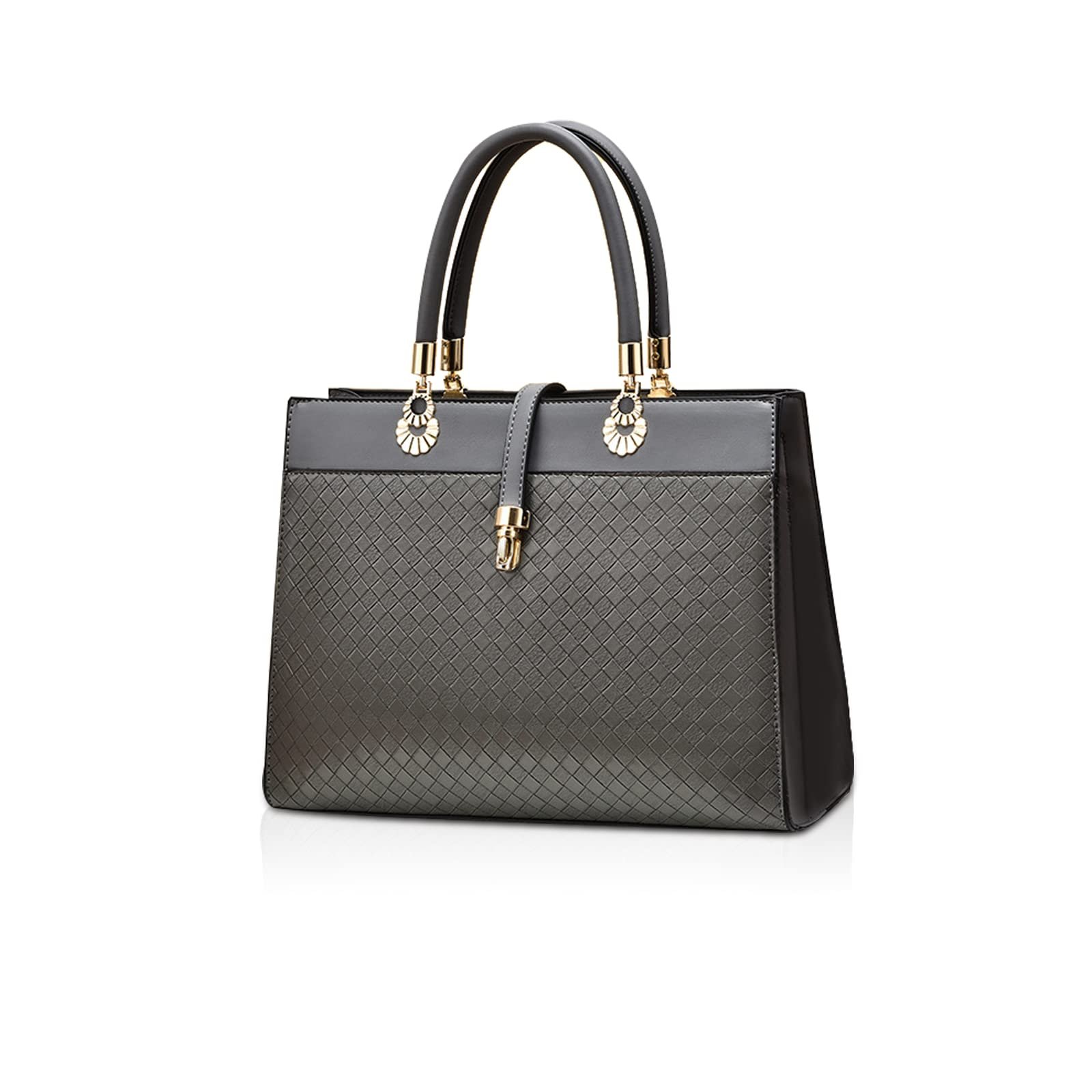 Сумка з верхньою ручкою NICOLE & DORIS, темно-сіра, фото №1