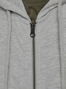 Свитшот Jack&Jones JJEBASIC SWEAT ZIP HOOD NOOS 12181901 Серый, XXL synthetic.ua - Фото 1