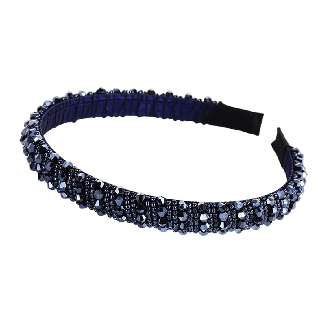 Жіночий обруч для волосся з кристалами, фото №1