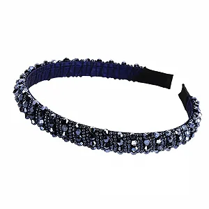 Женский обруч для волос с кристаллами. - Фото 1