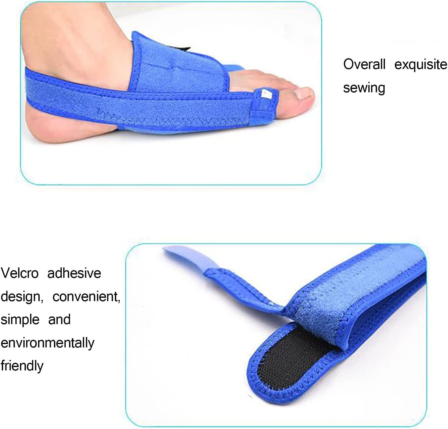 Коректор великого пальця стопи з регульованим розміром, дихаючий, для жінок та чоловіків, коректор Hallux Valgus, фото №3