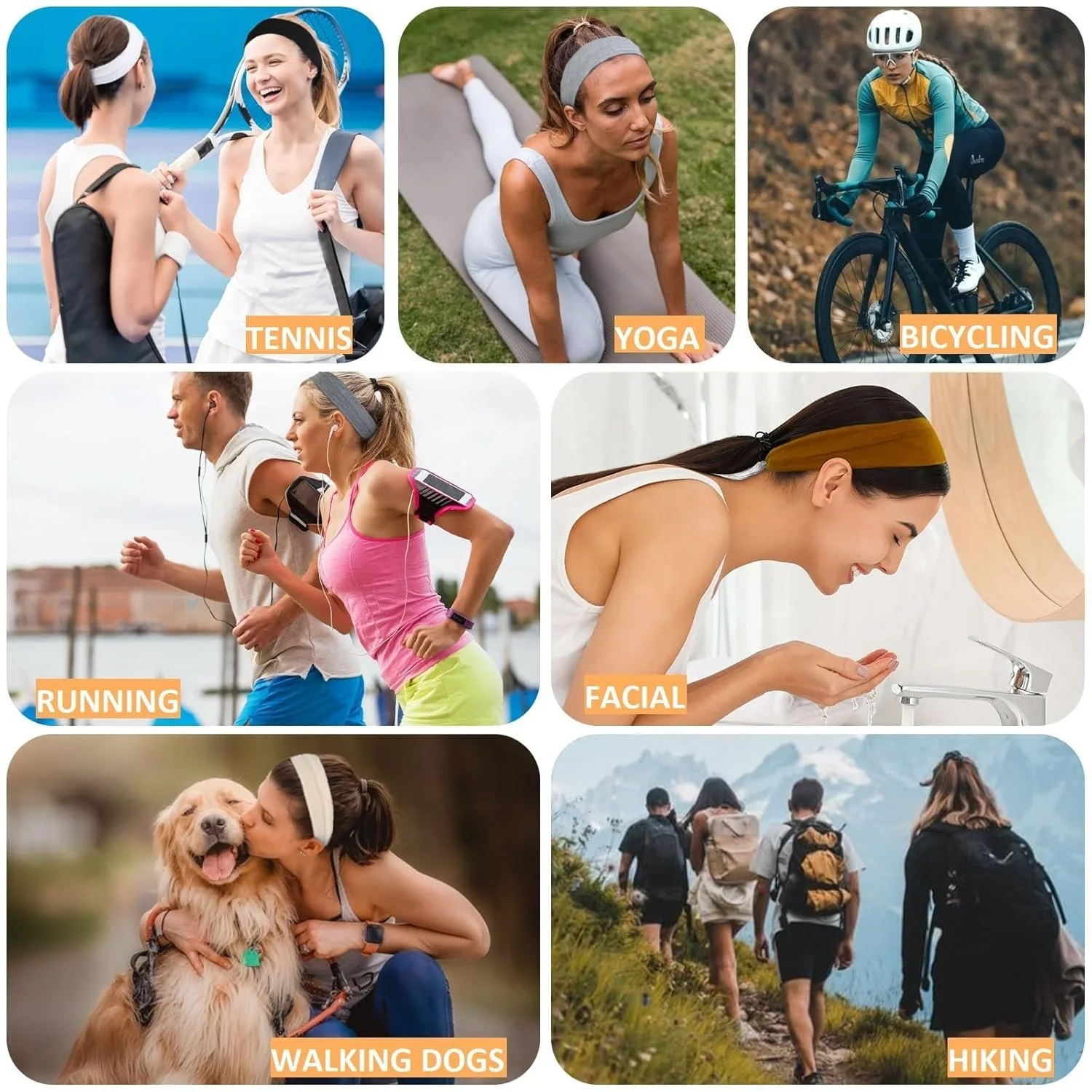 Тонка літня пов'язка на голову для жінок, фото №7