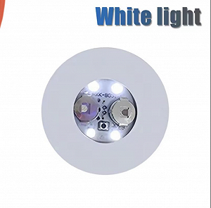 Підсклянка підставка під склянку кухоль келих пляшку Coasters самоклеючий діодна для бару та вечірок 2 шт світло Білий - Фото 1