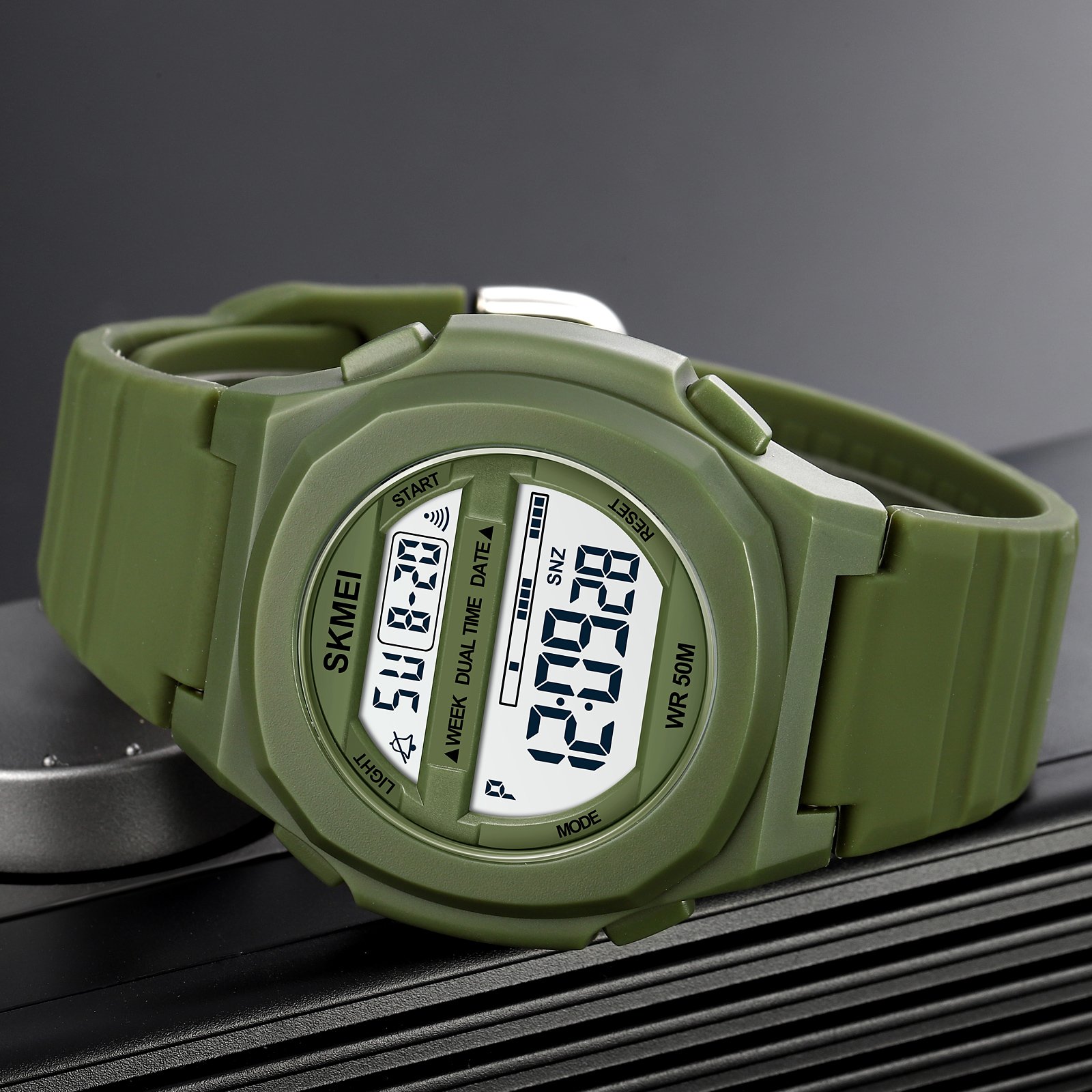 Годинник Skmei 1821AG Army Green, фото №4