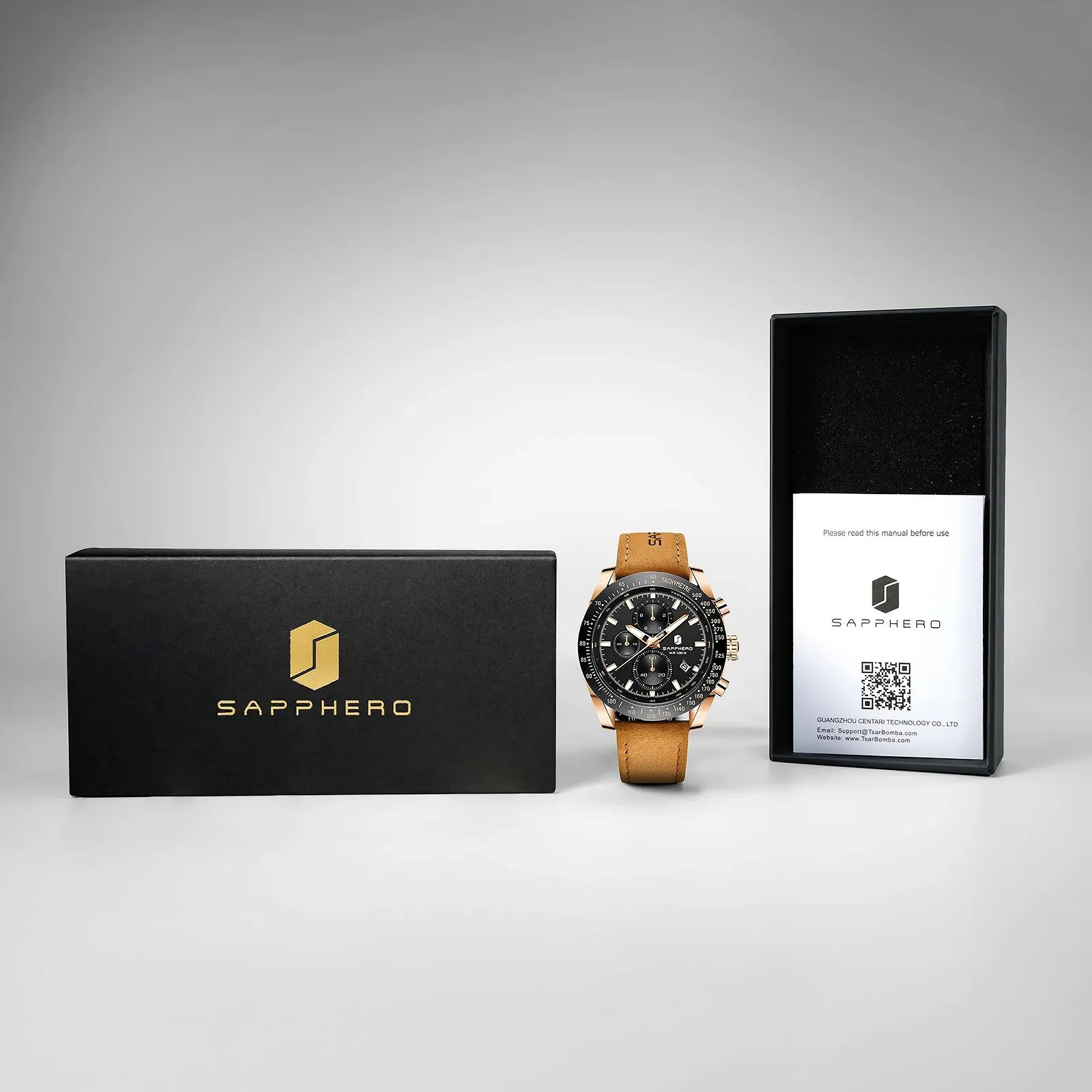 Чоловічий годинник SAPPHERO Кварцовий багатофункціональний хронограф, фото №6 Чоловічий годинник SAPPHERO Кварцовий багатофункціональний хронограф, фото №6
