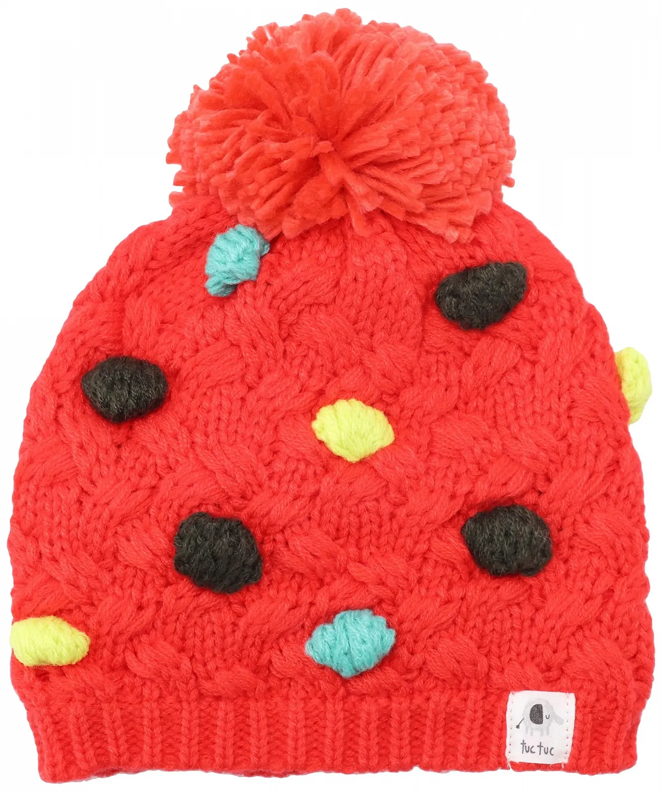 Шапка Tuc Tuc для девочек 11359914 Красный, One Size, фото №1