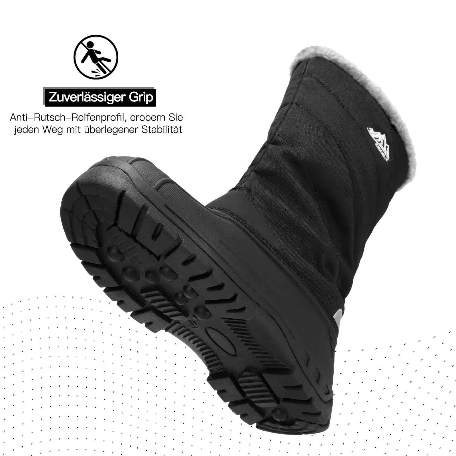 Чоловічі водонепроникні зимові черевики Kricely, фото №3