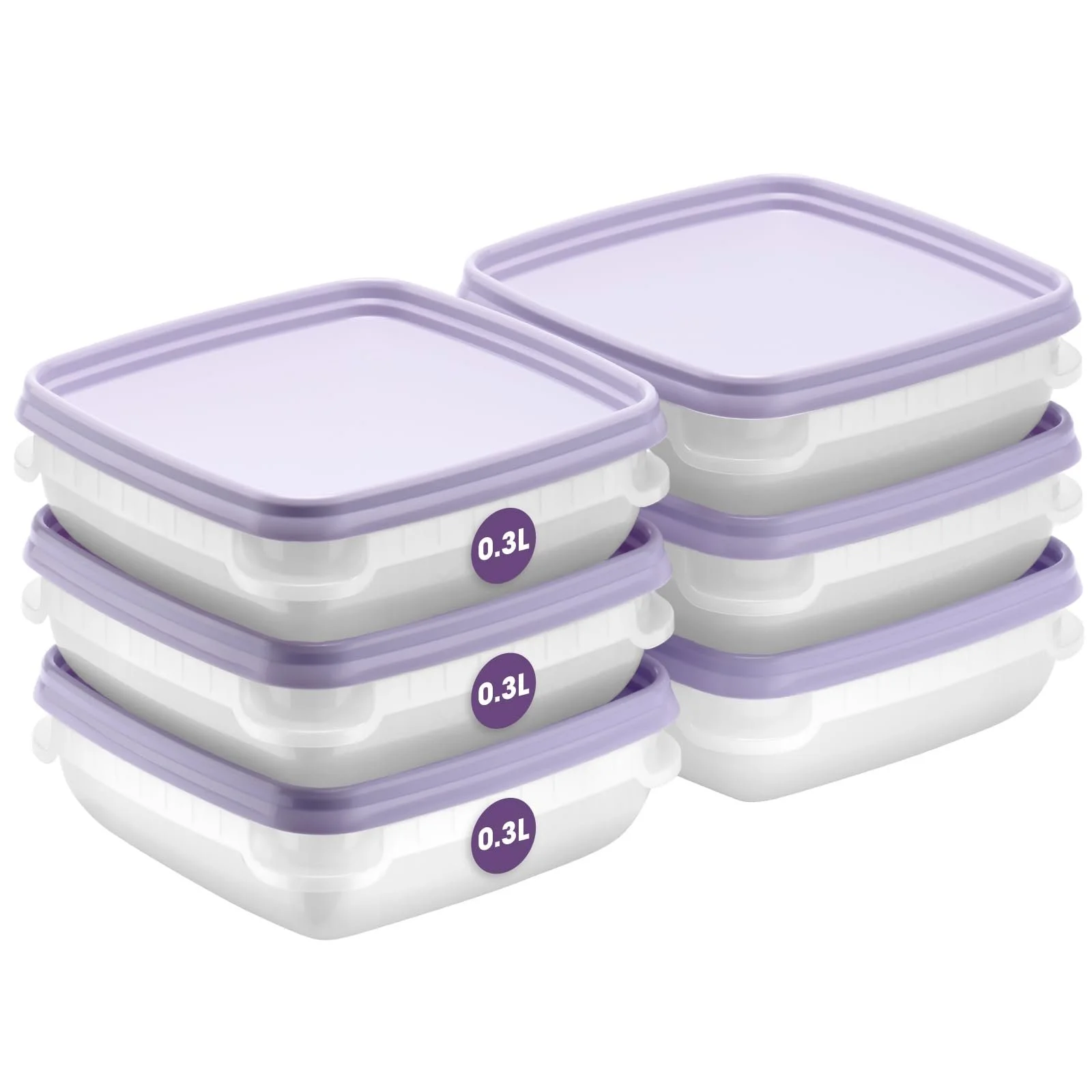 Контейнери для зберігання продуктів SmartStore Frost 0.3 л набір 6 шт. BPA-Free, фото №1