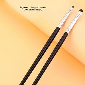 Набір щіточок для тіней Small Soft Head Thick Hair Eye Duo Makeup Brush Set synthetic.ua - Фото 1