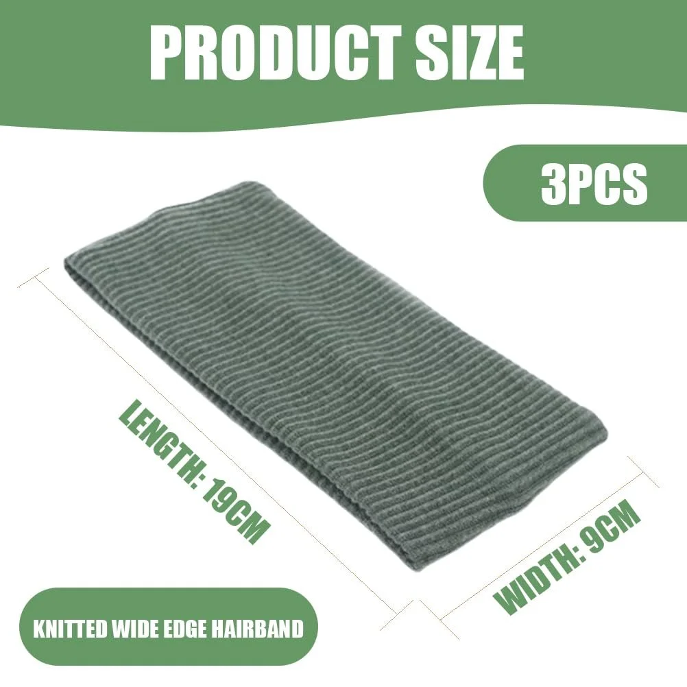 Пов'язки на голову 3 шт., жіночі, фото №2