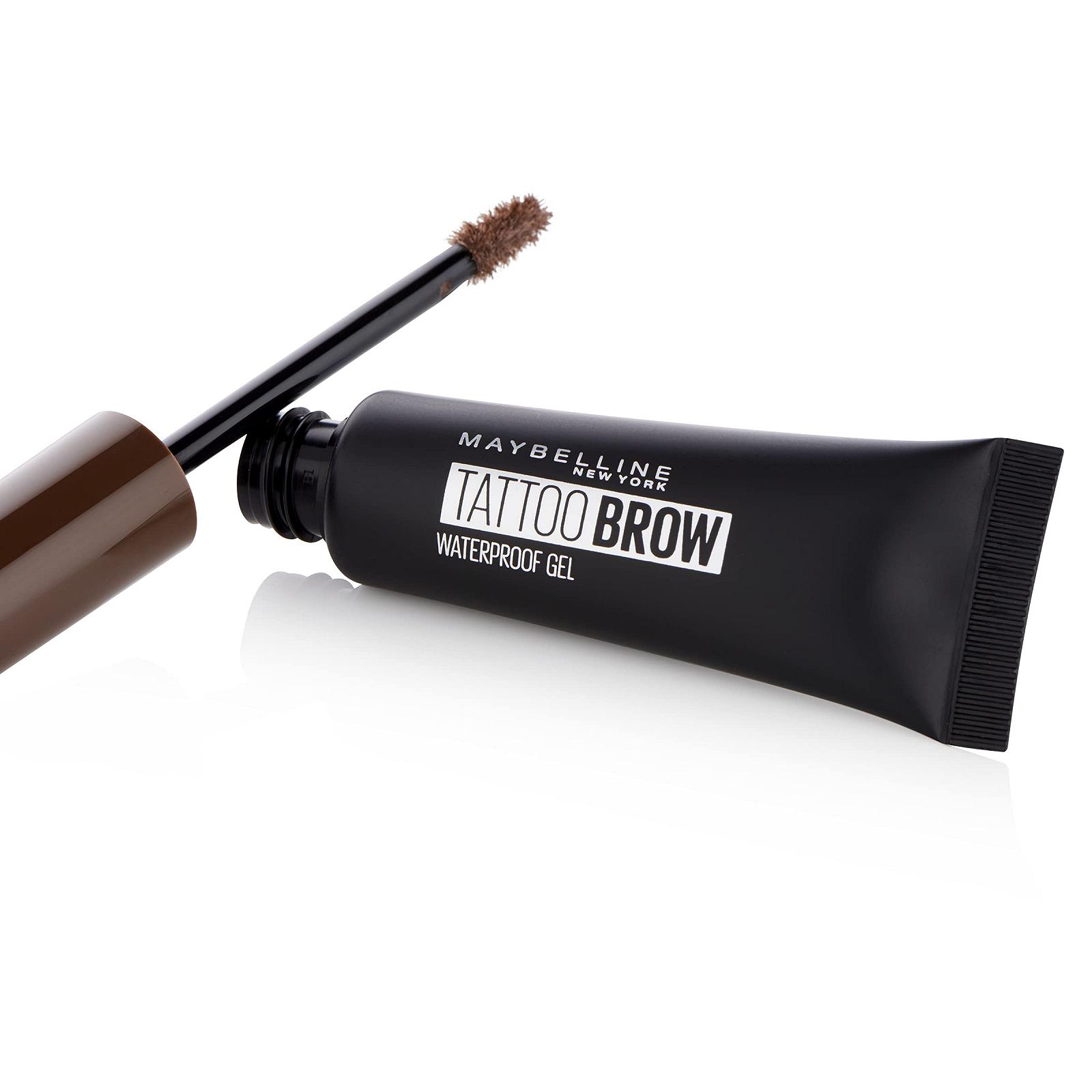 Гель для бровей Maybelline New York Tattoo Brow Водостойкий Шоколадно-коричневый (05) 5 г, фото №4