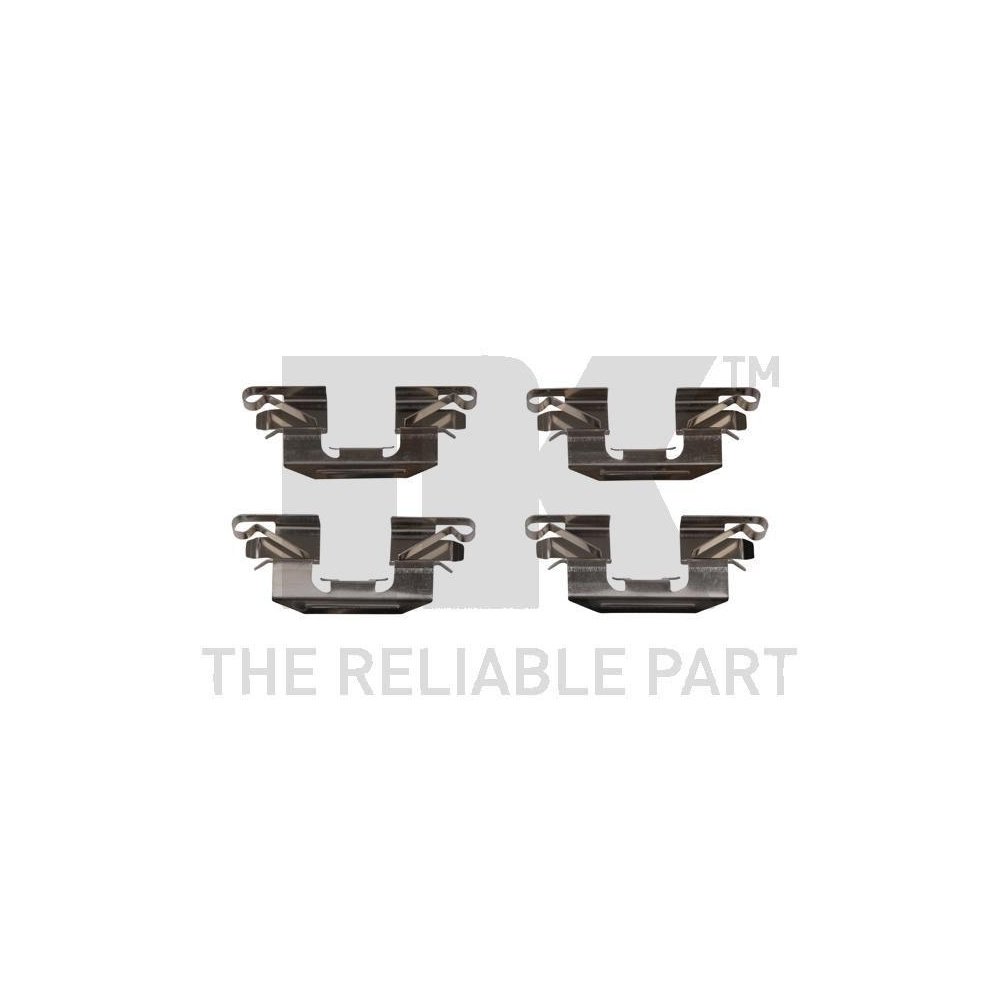 Комплект аксессуаров, тормозные колодки NK 79321720 задний мост, фото №1