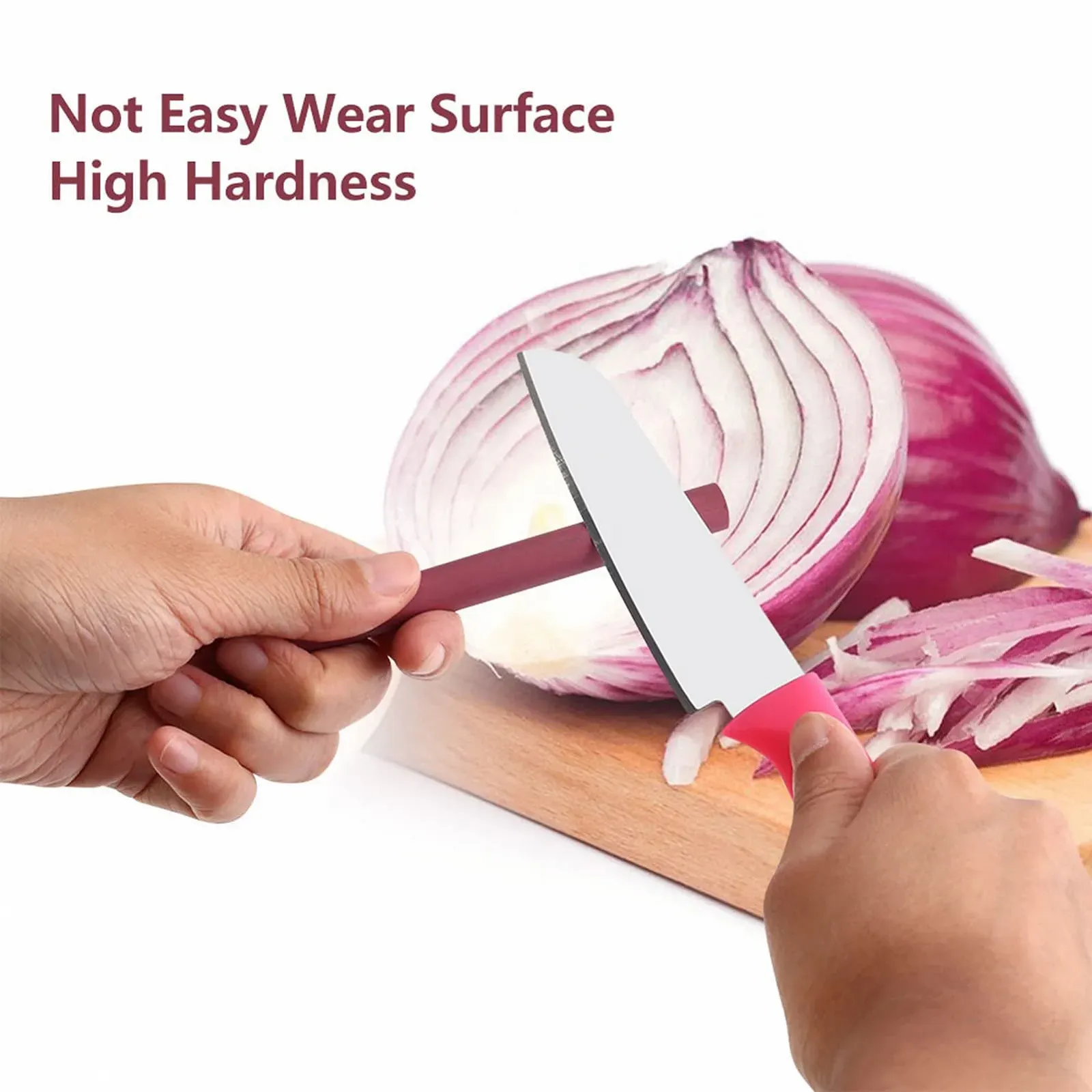 Мусат керамічний Ruby Stone 3000 гріт 100 x 8 мм круглий, фото №2