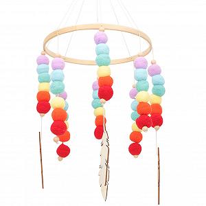 Игрушка Warmhm Декоративная Ветровая фигурка для детской кроватки подвесная из фетра - Фото 1