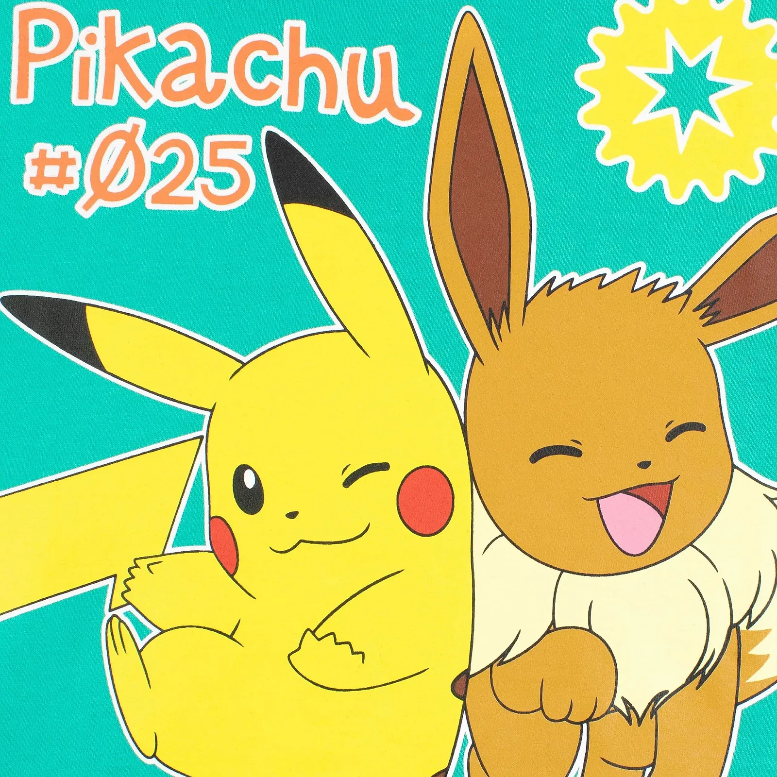 Дитяча піжама Pokemon Pikachu та Eevee, з довгими рукавами, для дітей, унісекс, фото №3