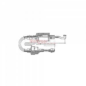 Трос сцепления METZGER 11.2552 для OPEL - Фото 1