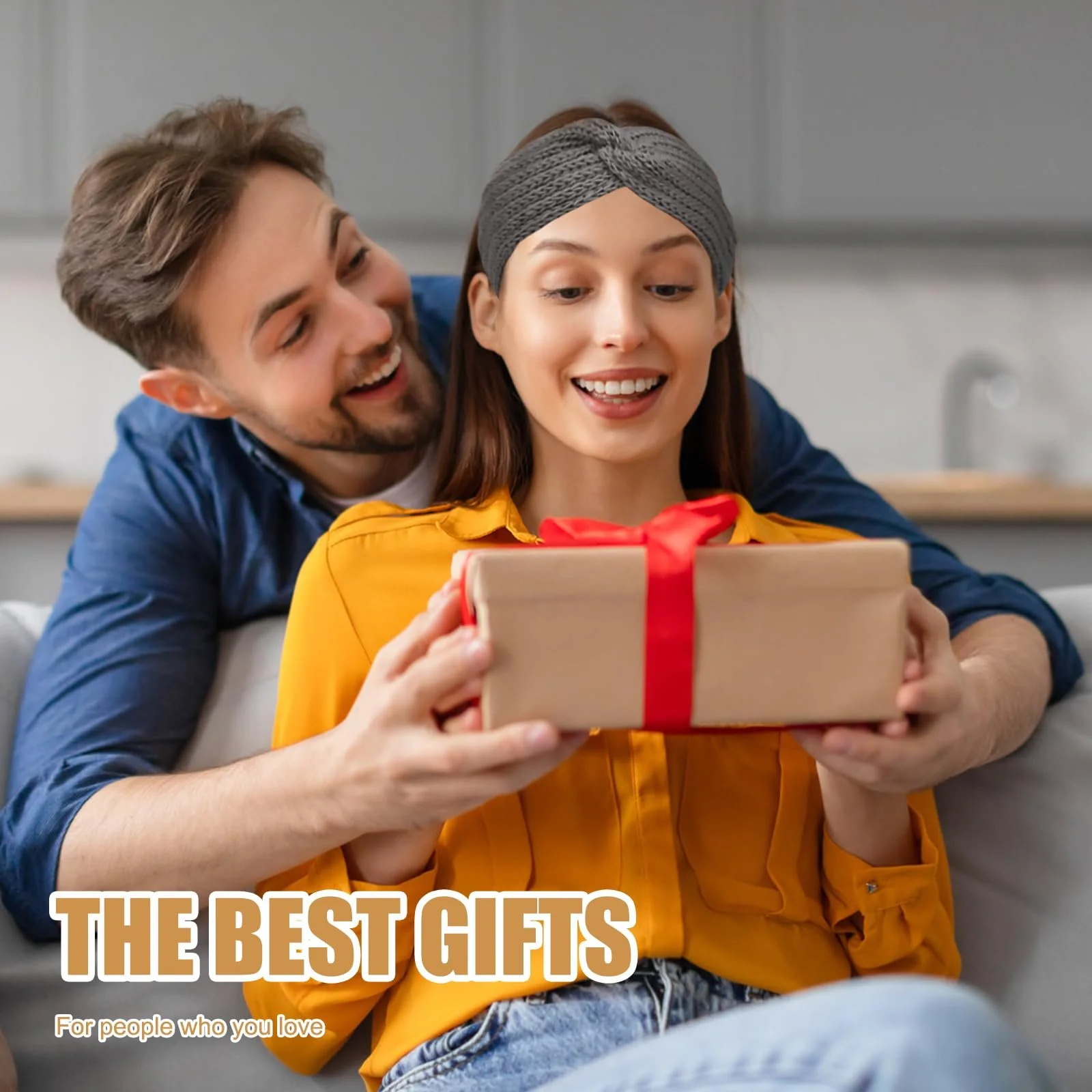 Набор зимних повязок для женщин., фото №7