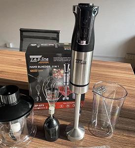 Погружной блендер 5в1 Zepline ZP-073 1500ВТ Черный synthetic.ua - Фото 1