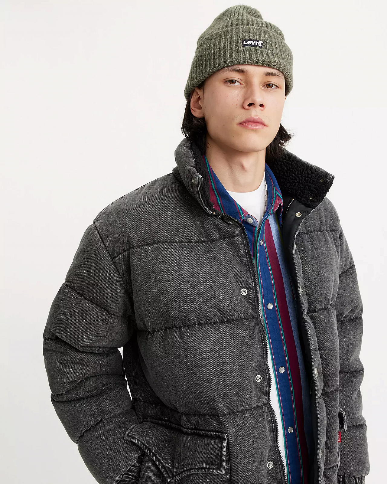 Чоловіча куртка  Levis - Western Super Puffer Eclipse Puffer  - XL, фото №2 Чоловіча куртка  Levis - Western Super Puffer Eclipse Puffer  - XL, фото №2