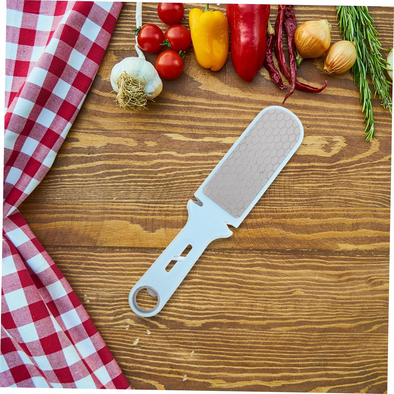 Точильный камень с держателем профессиональный ручной портативный PP Небесно-голубой, фото №8