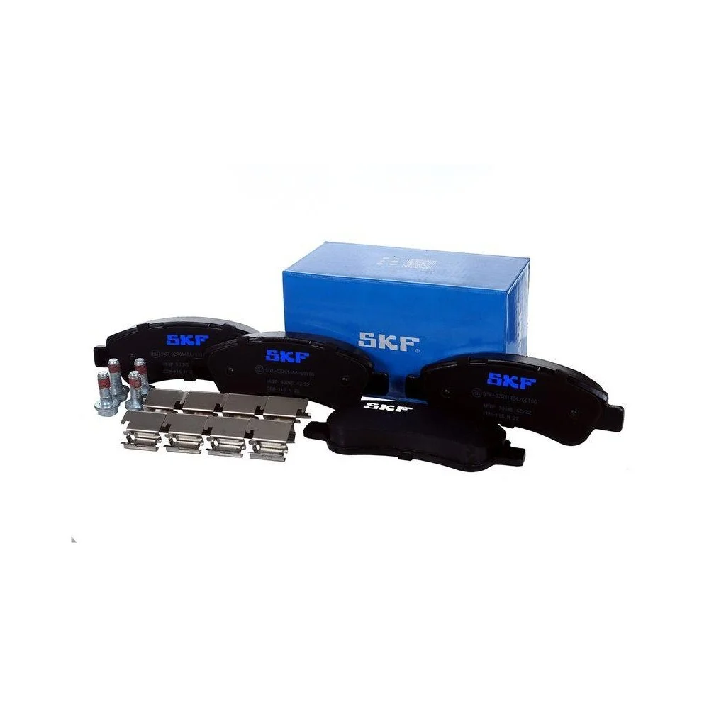 Комплект гальмівних колодок дискового гальма SKF VKBP 90045 для Citroën Fiat Peugeot, фото №1