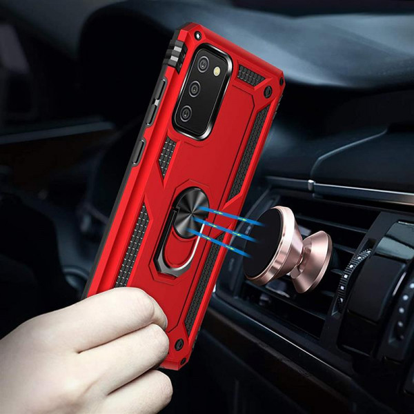 Чехол-накладка BeCover Military для Samsung Galaxy A02s SM-A025/A03s SM-A037/M02s SM-M025 Red 706014, фото №4