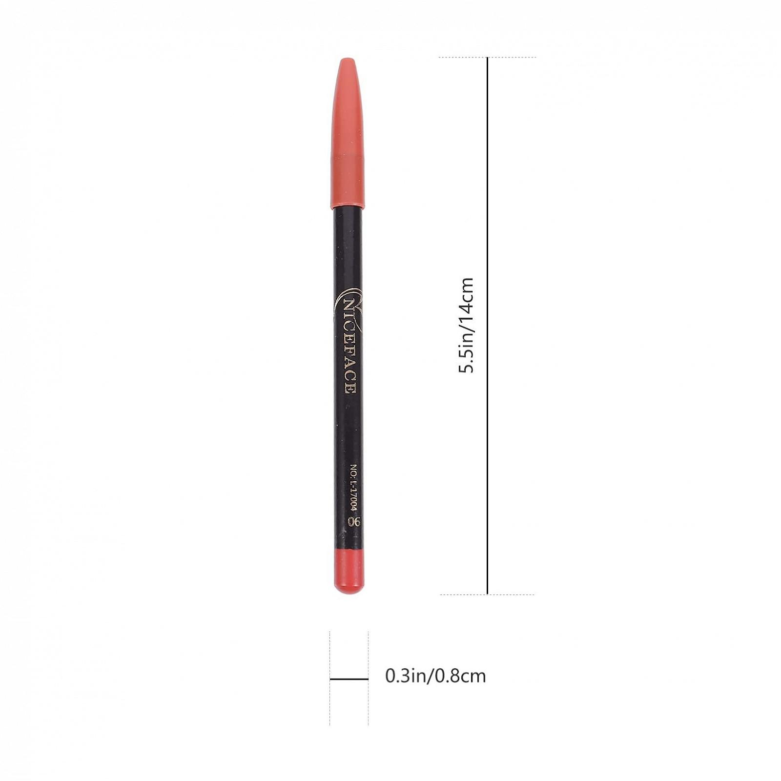 Олівець для губ Beaupretty Matte Ever Liner, 12 шт., різні кольори, фото №4
