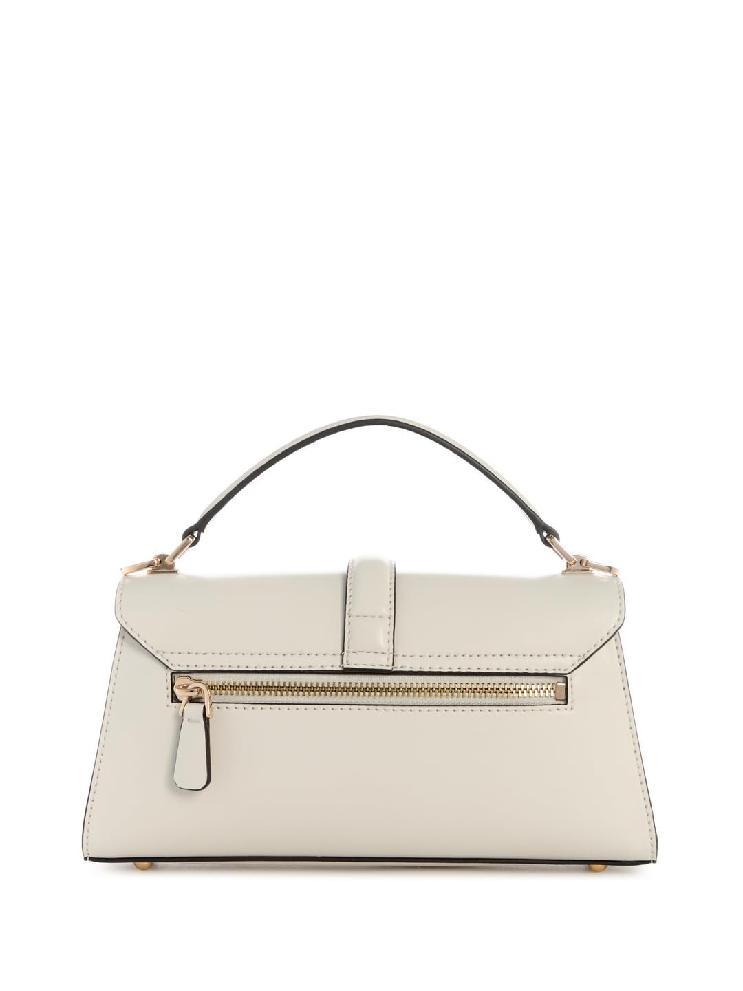 Сумка з верхньою ручкою GUESS Queensland Flap Cream White/Taupe, фото №2