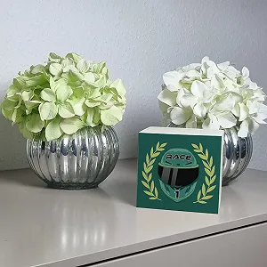 Скарбничка Motorsport Helmet 9,8 х 10,1 х 8 см дерев'яна Racing synthetic.ua - Фото 1